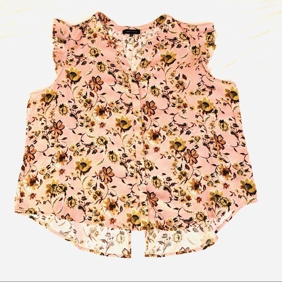 Sanctuary Curve Blush Pink Floral Blouse - Picture 7 of 12